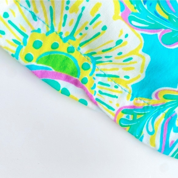 Lilly Pulitzer Shorely Blue Double Trouble Paisley Sarasota Tunic, S - Picture 6 of 12